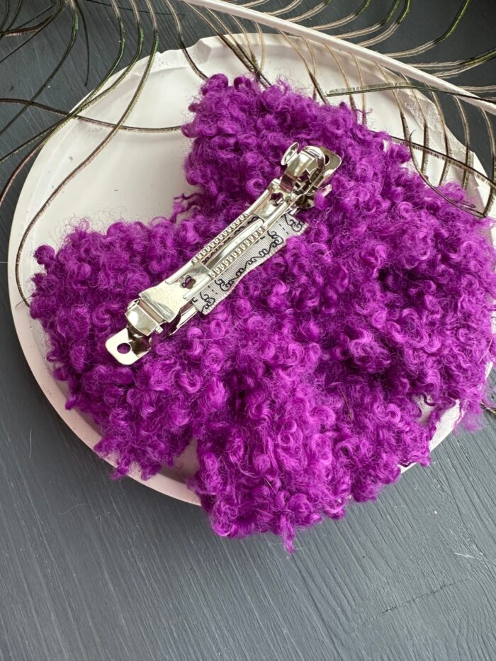 didelis kaspinas "Ryškiai Violetinis Teddy" - Image 4