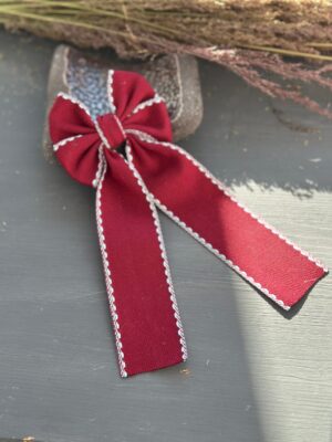 plaukų kaspinas segtukas bordo