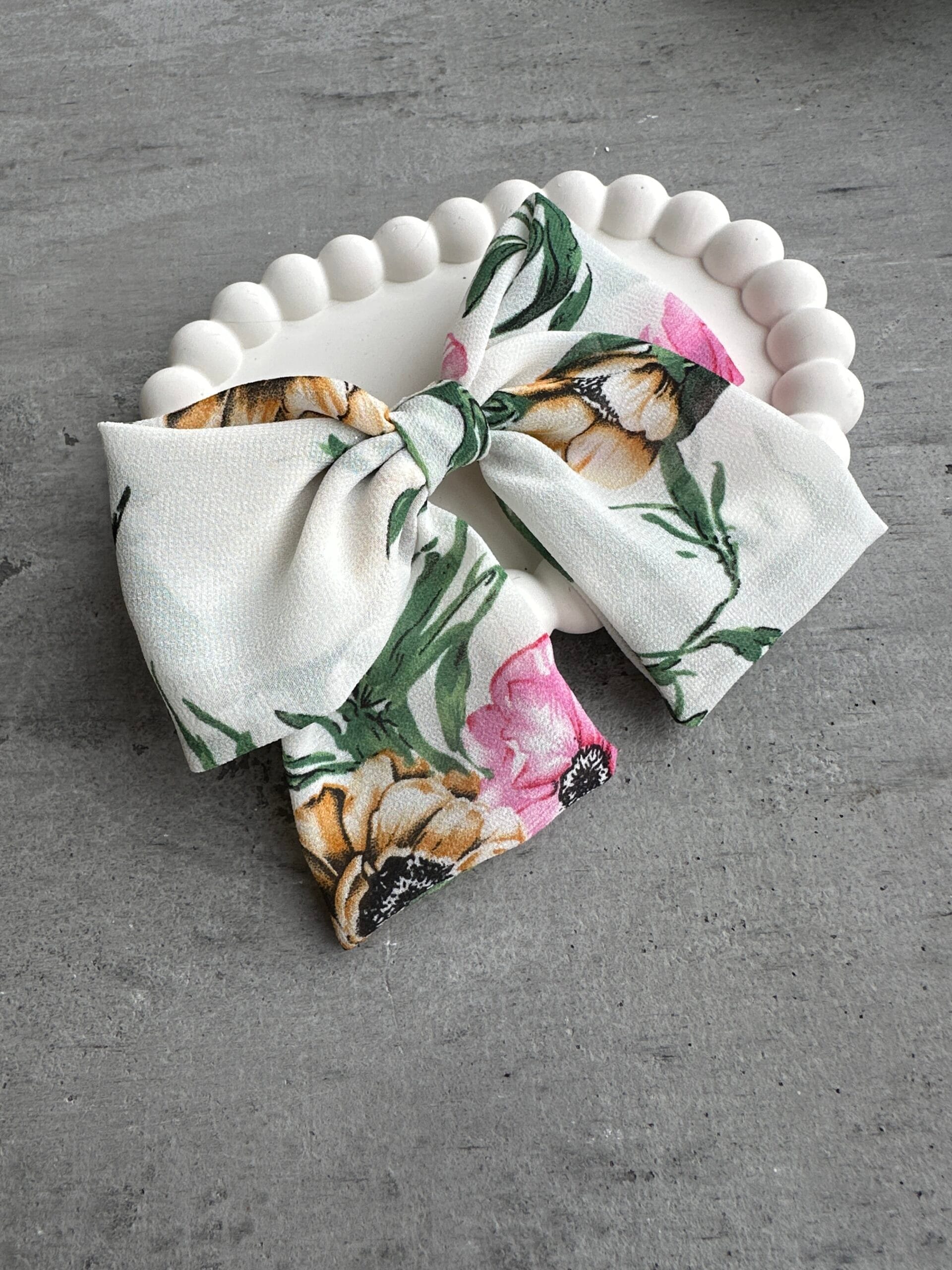 rankų darbo plaukų kaspinas " Gėlynas" - Image 4