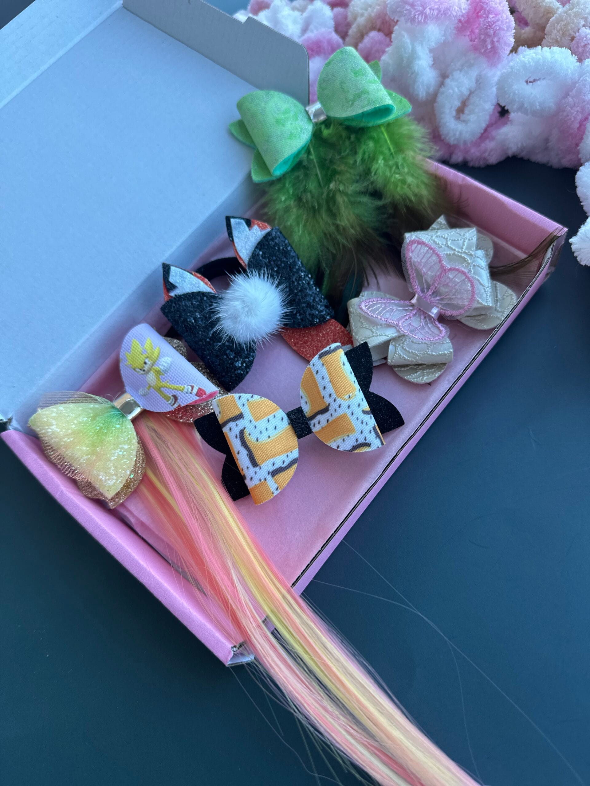 plaukų segtukų rinkinukas ruduo