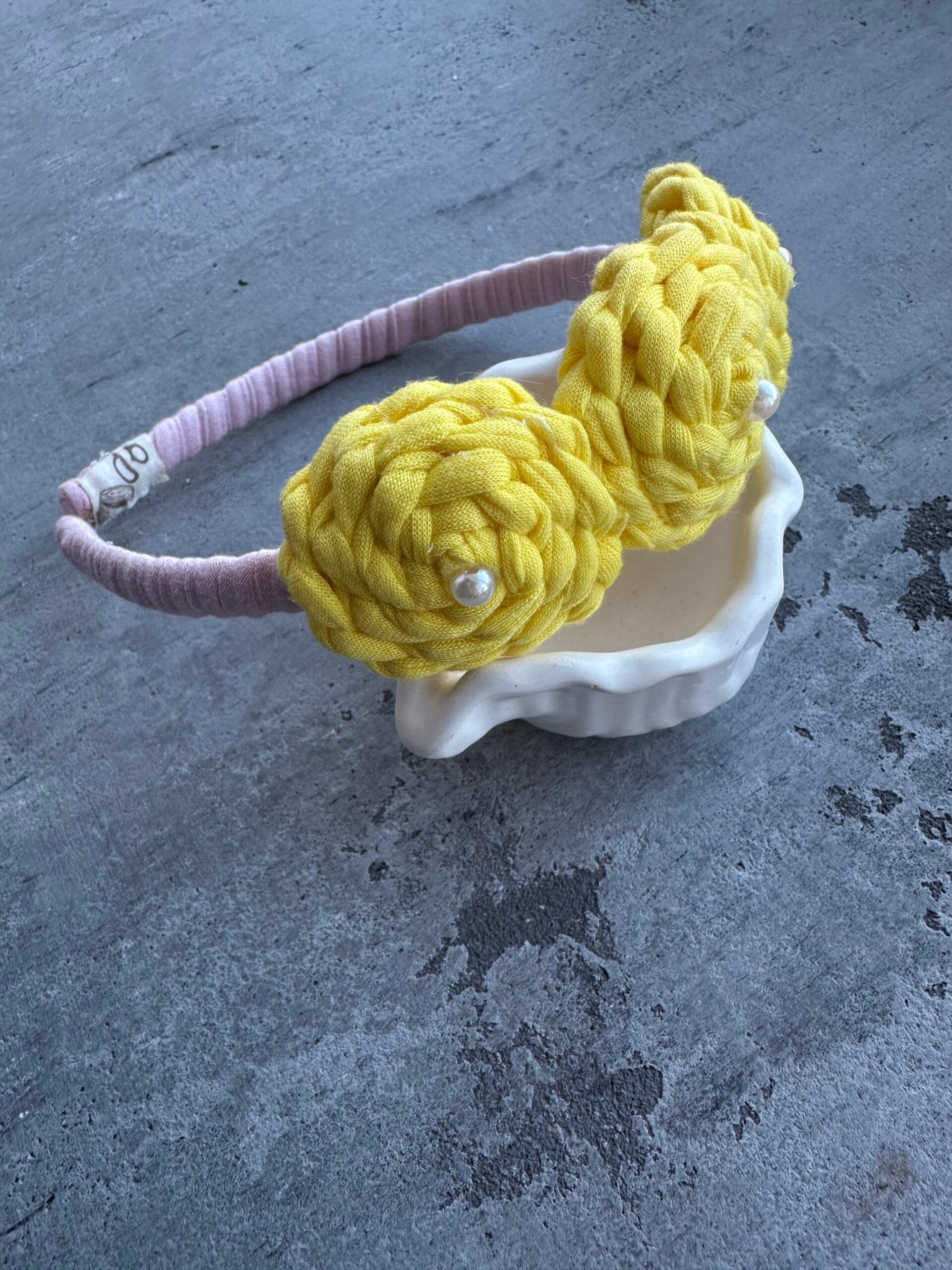 Lankelis plaukams su gėlėmis - Image 3