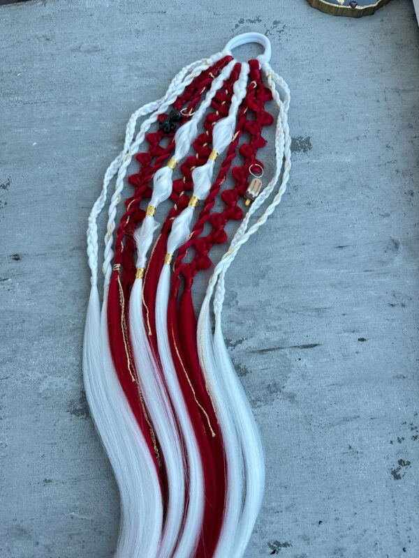 Plaukų gumytė mergaitėms raudona