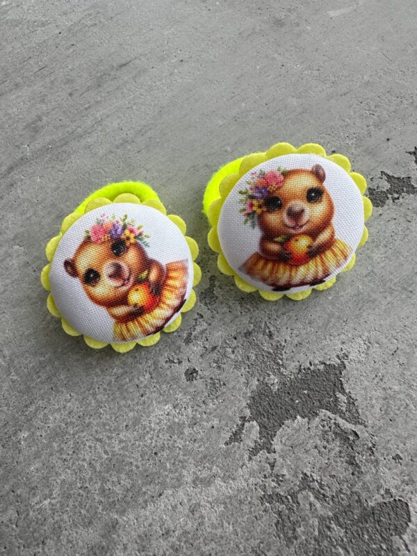 Plaukų gumytės kapibara