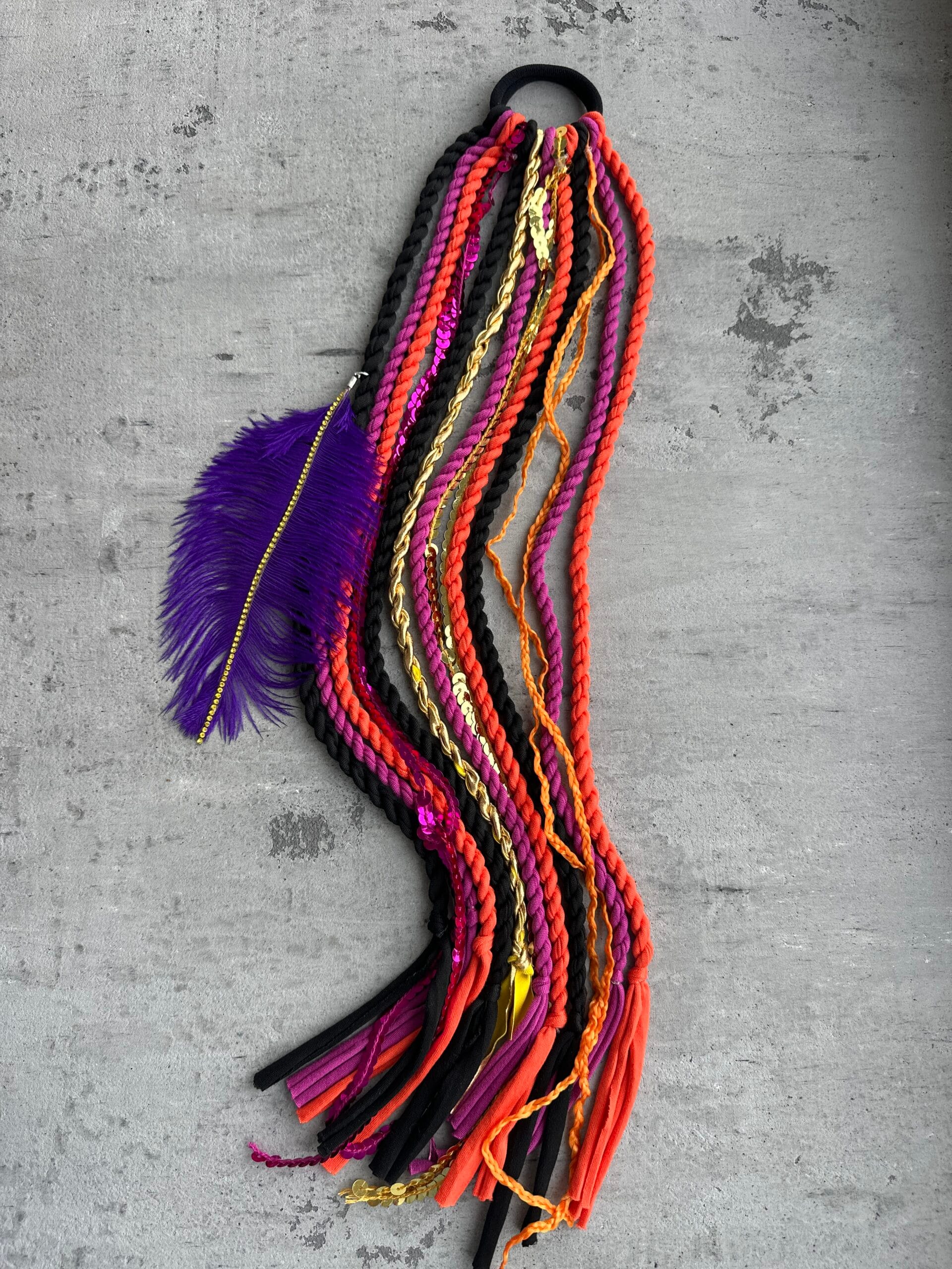 plaukų gumytė pinta