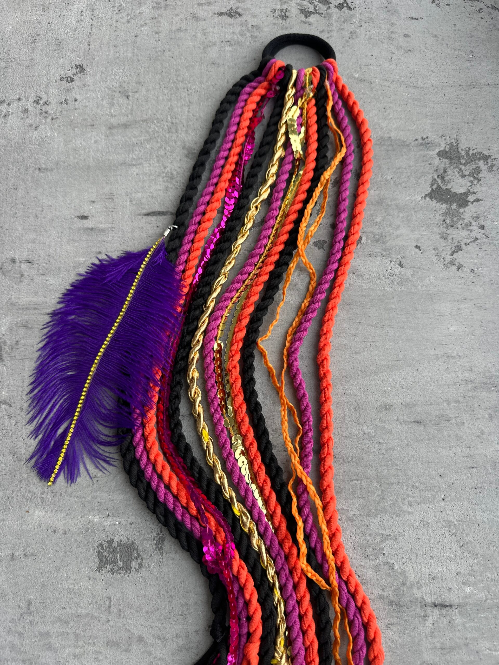 plaukų gumytė pinta