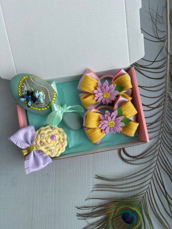 Plaukų aksesuarų rinkinys mergaitėms pavasaris