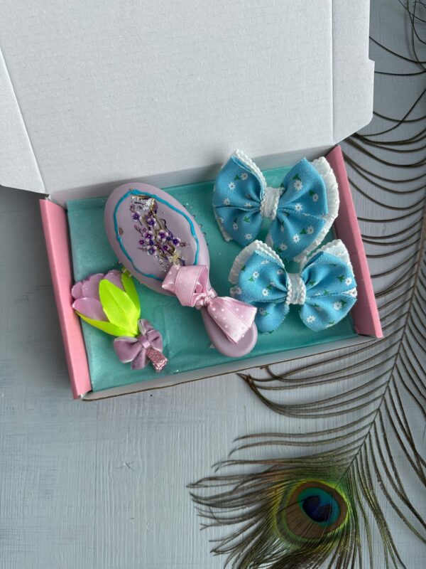 Plaukų aksesuarų rinkinys mergaitėms ramunės