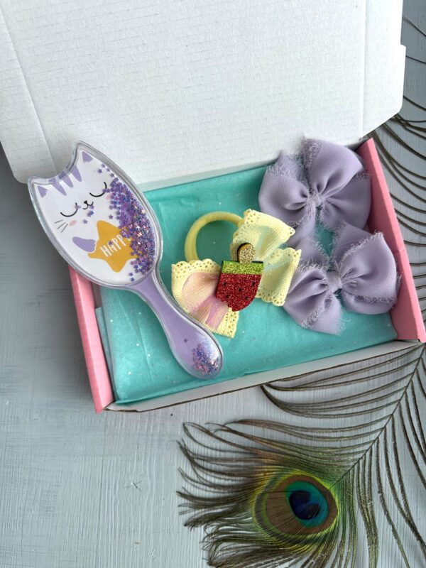 Plaukų aksesuarų rinkinys mergaitėms happy