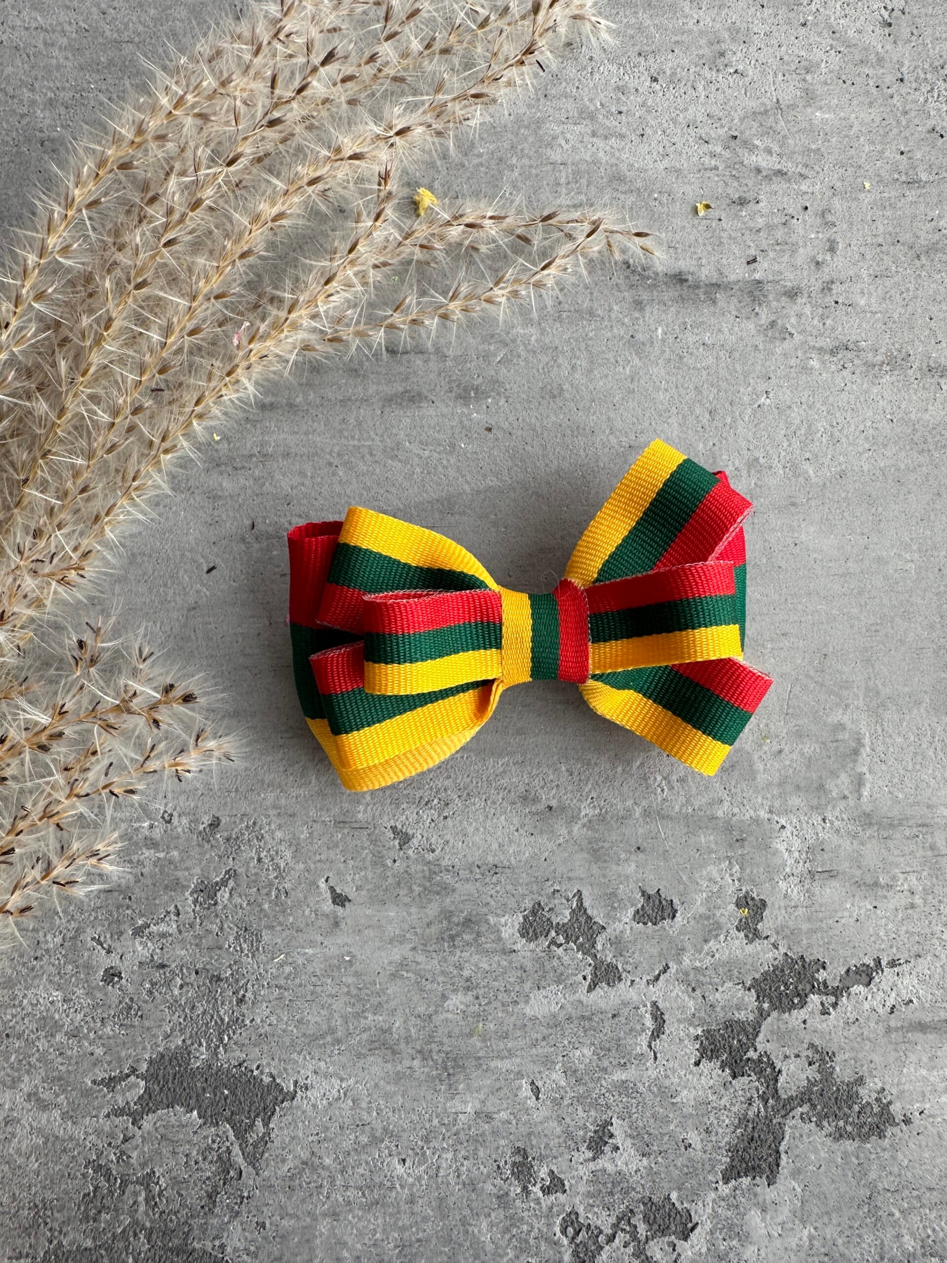 Plaukų kaspinas segtukas trispalvė - Image 2