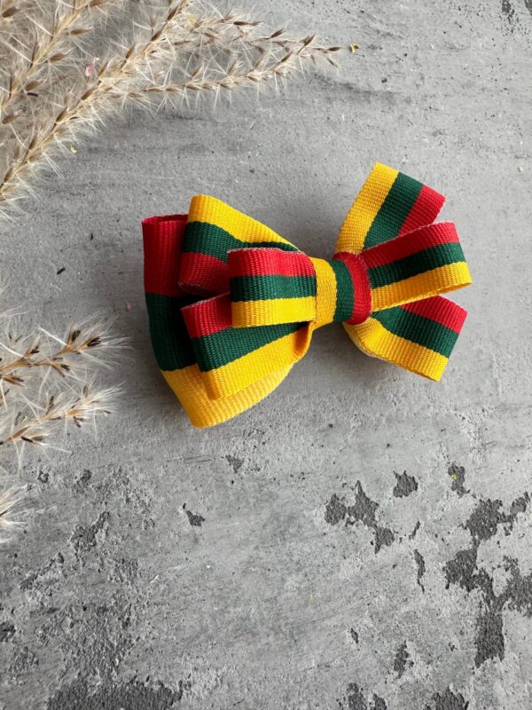 Plaukų kaspinas segtukas trispalvė