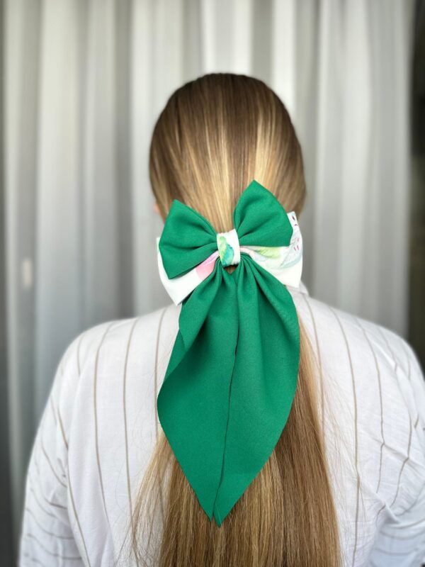 Plaukų kaspinas žalias