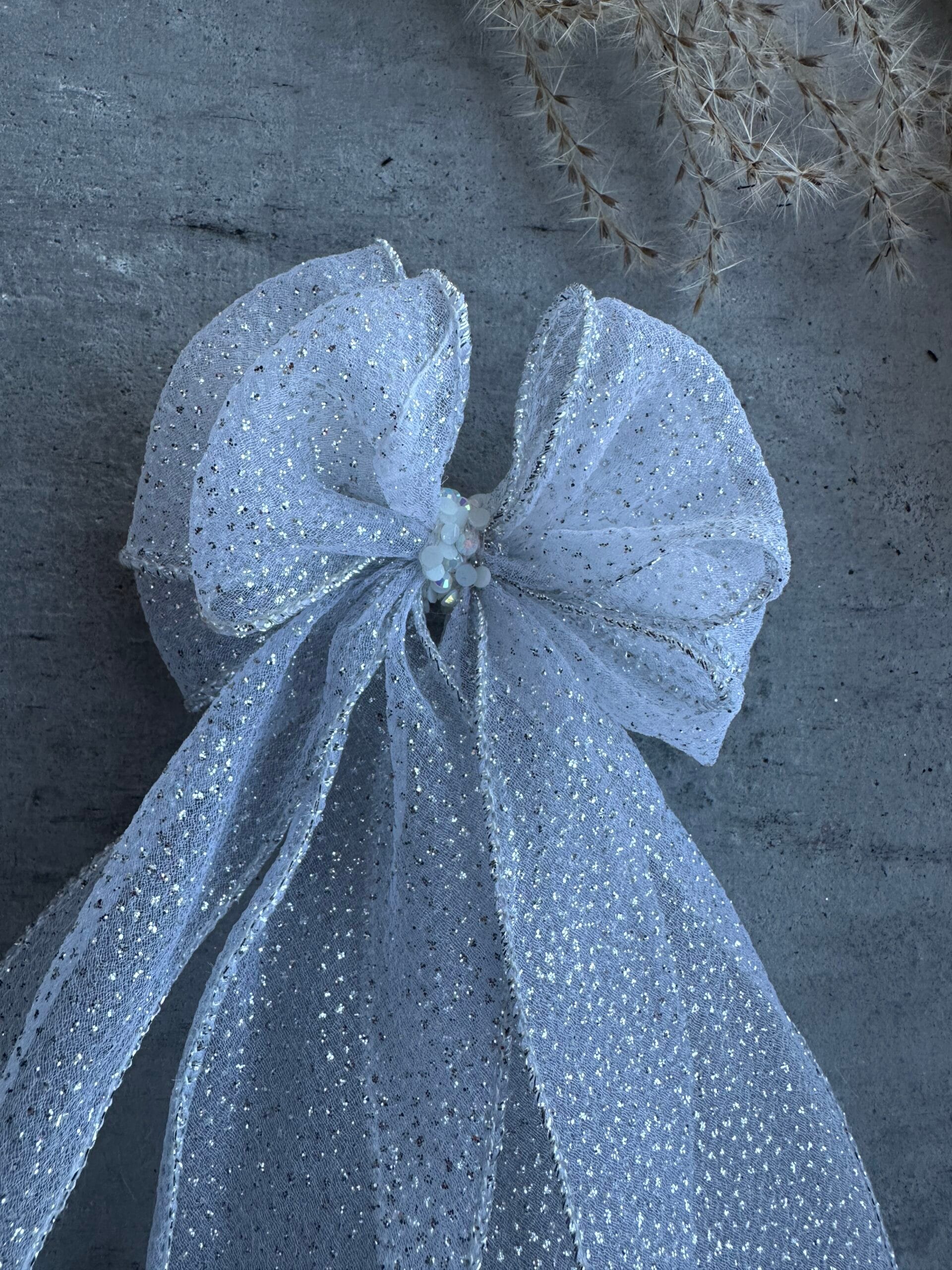 Plaukų kaspinas segtukas šventei sidarbas - Image 3