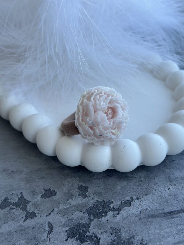 miela pastelinių spalvų gumytė plaukams