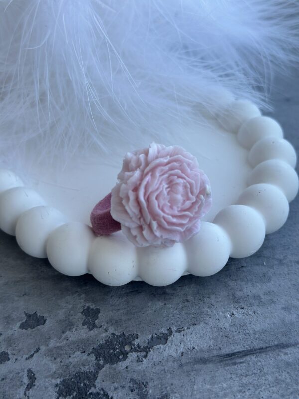 miela pastelinių spalvų gumytė plaukams