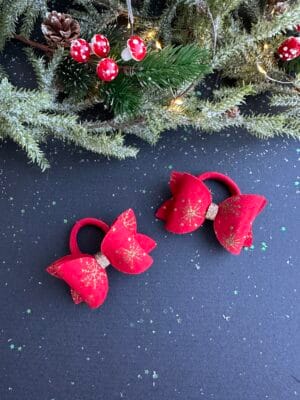 Plaukų gumytės mergaitėms snaigės