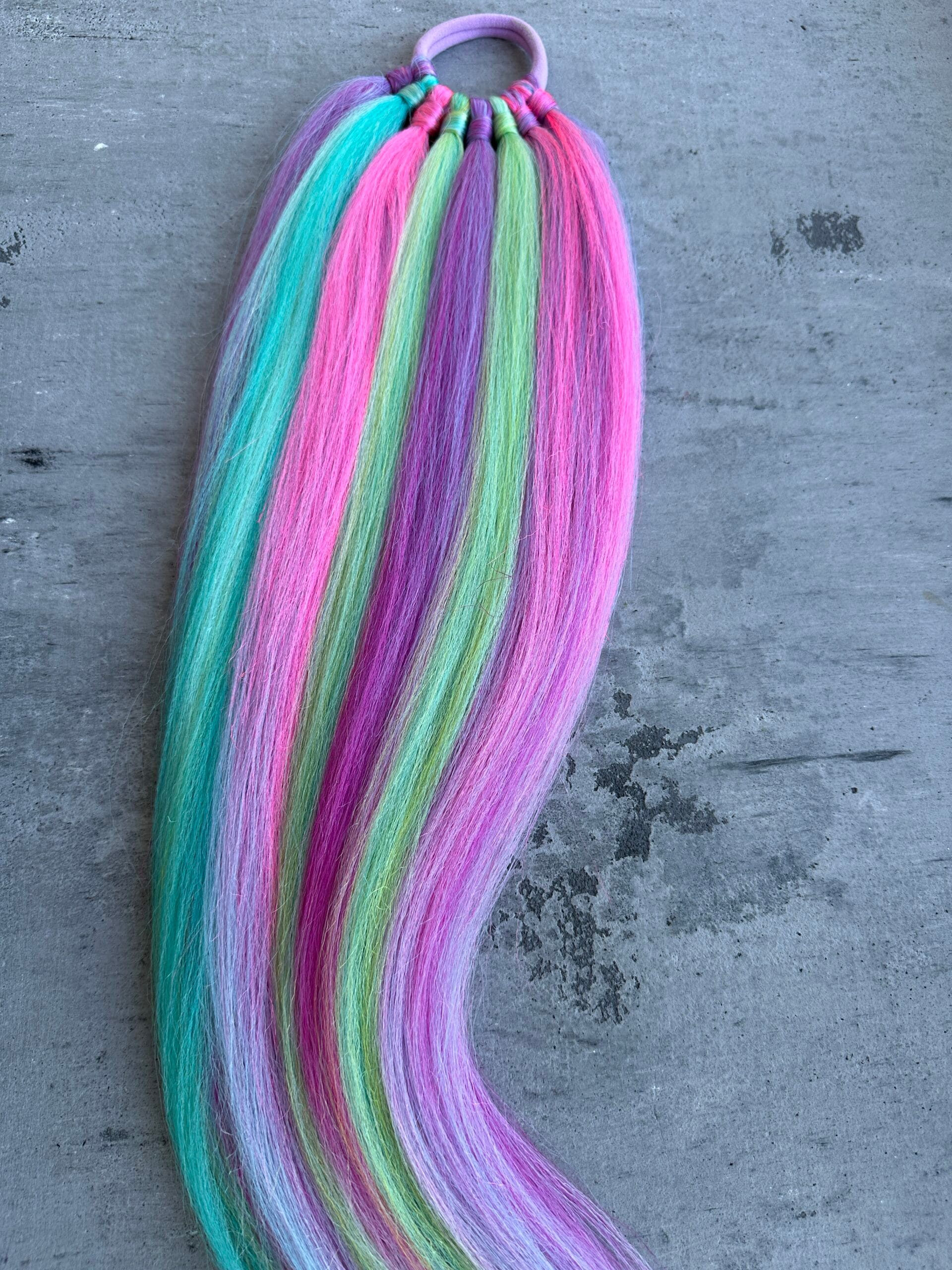 plaukų gumytė rankų darbo unicorn