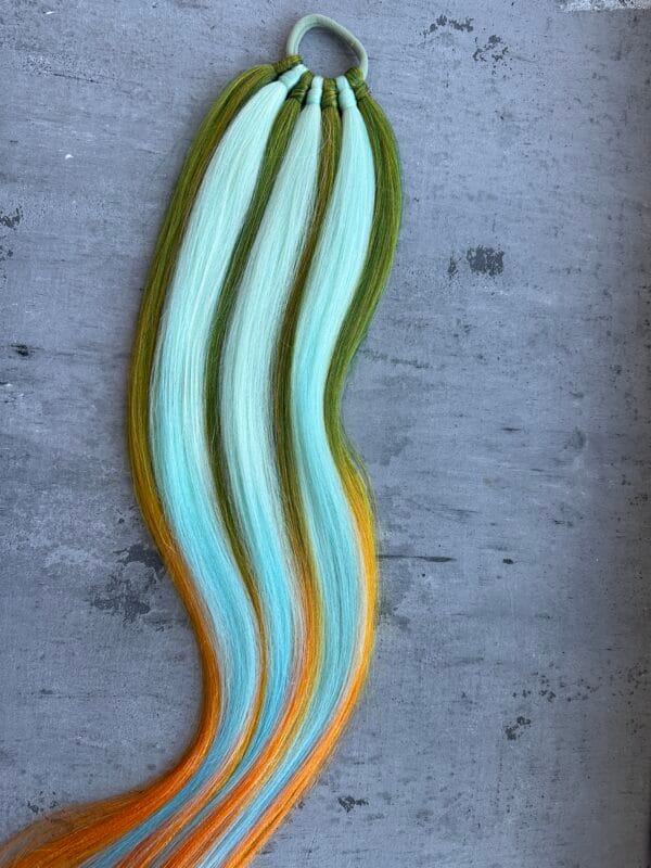 plaukų gumytė rankų darbo miškas