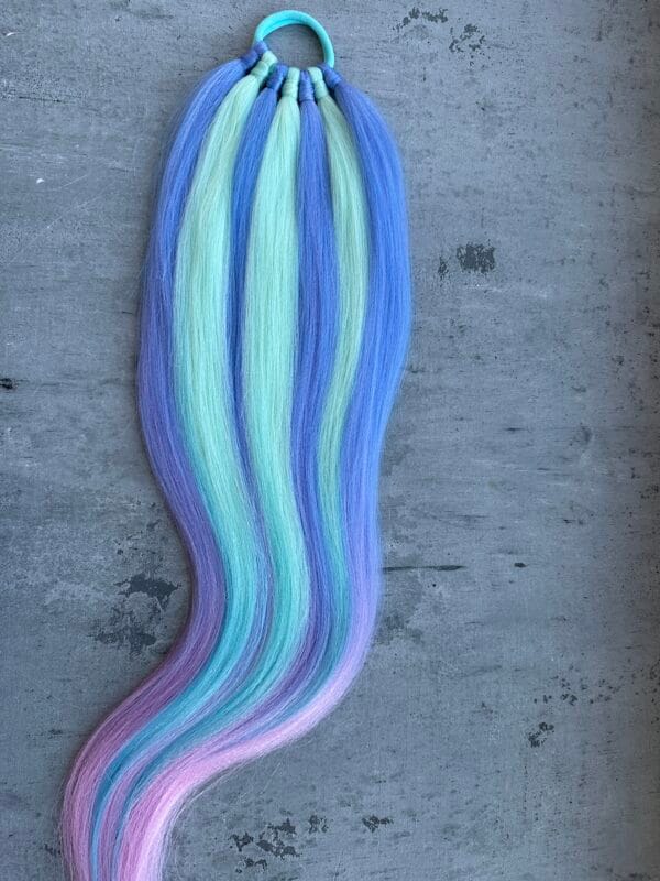 Plaukų gumytė rankų darbo plaukai mix