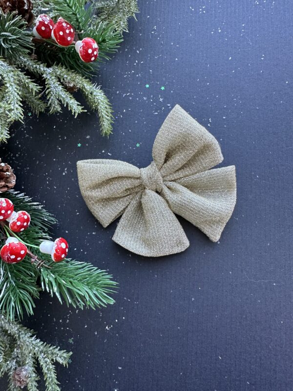 Plaukų kaspinas segtukas auksinis