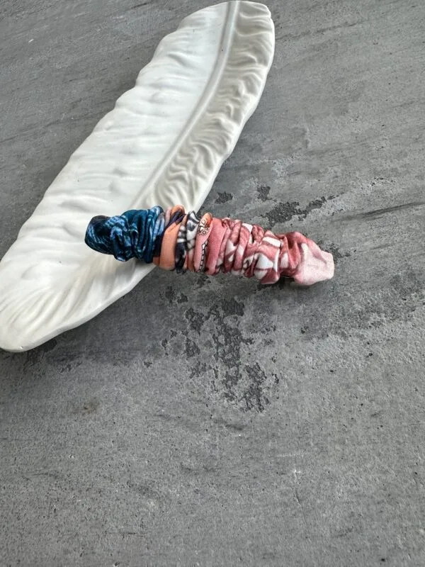 Šilkinis plaukų segtukas raukinukas