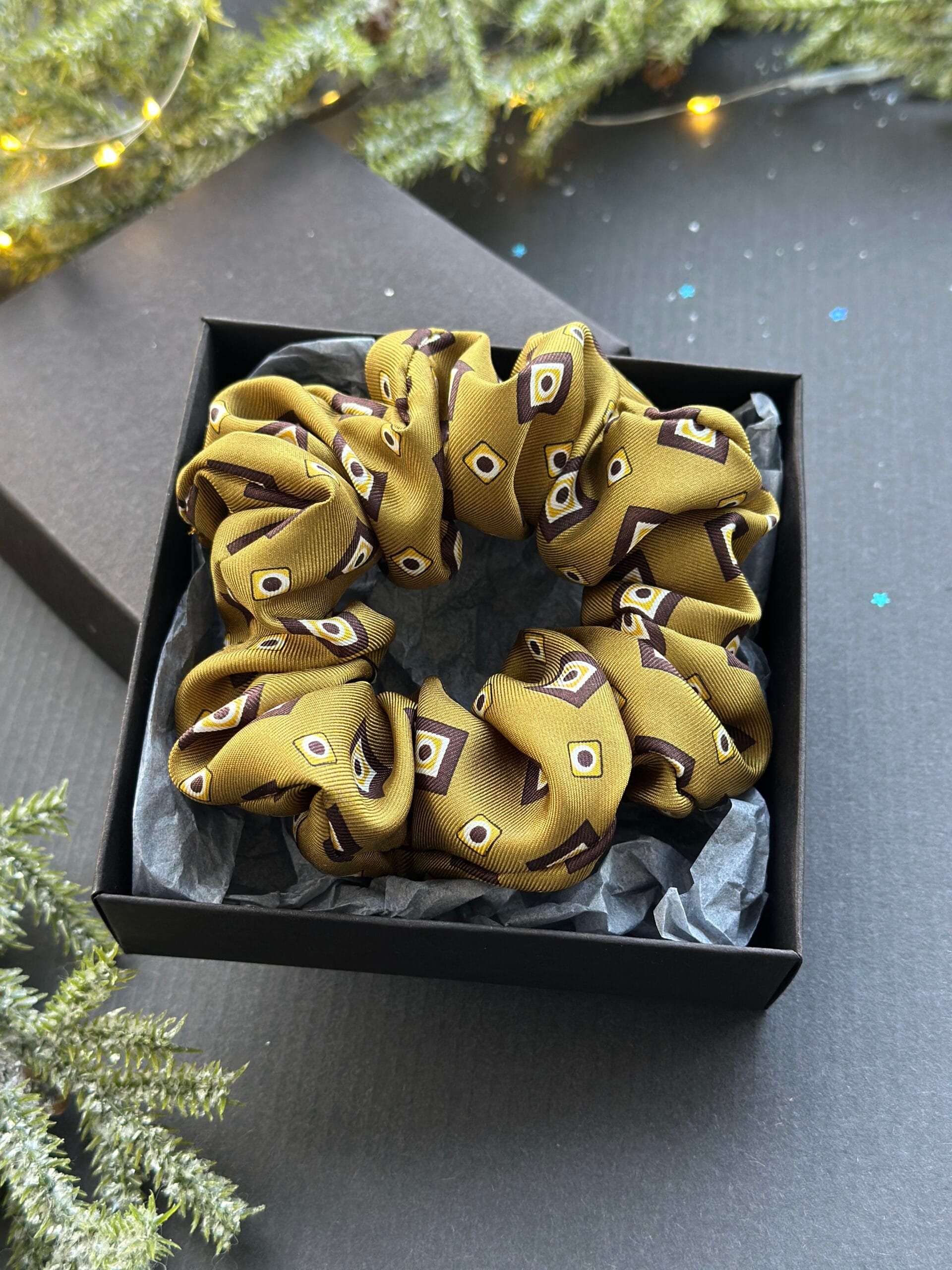 Šilkinė plaukų gumytė MAX MARA Šilkas - Image 2