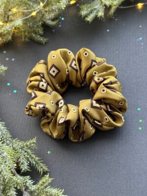 Šilkinė plaukų gumytė MAX MARA Šilkas (Tvilas)