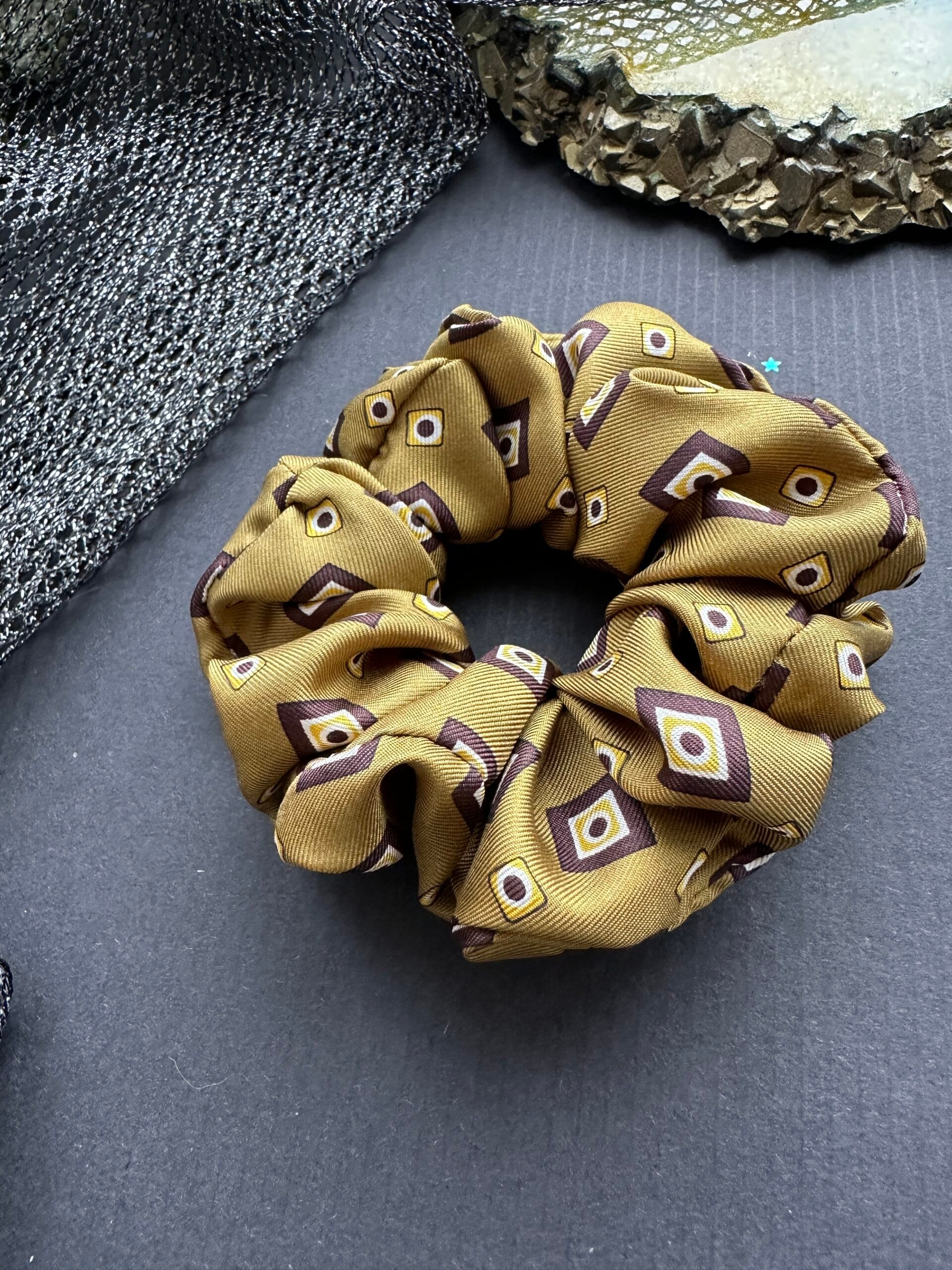 Šilkinė plaukų gumytė MAX MARA Šilkas