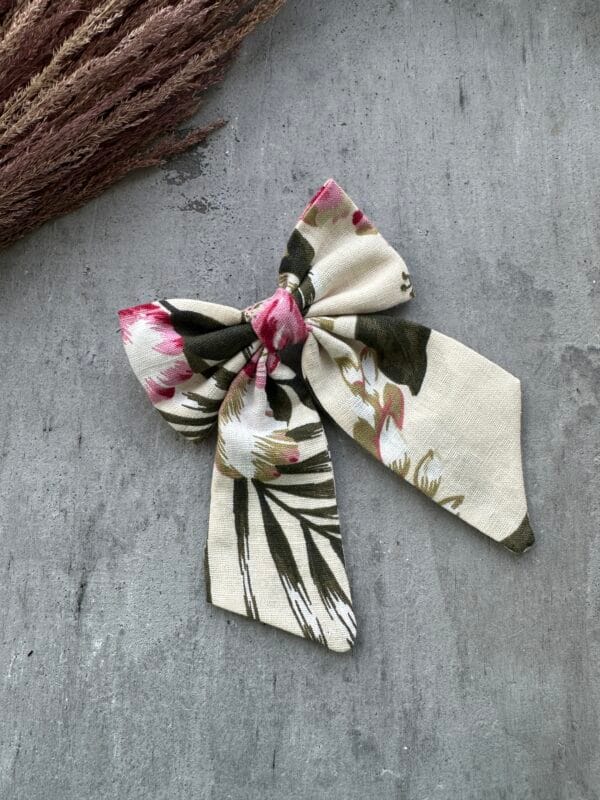 plaukų kaspinas iš lino