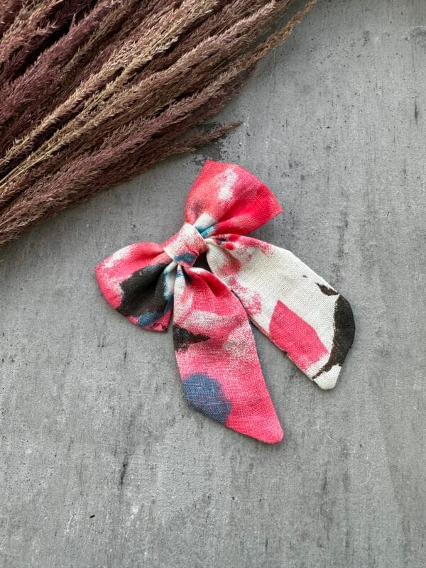 Plaukų kaspinas iš lino aguonos