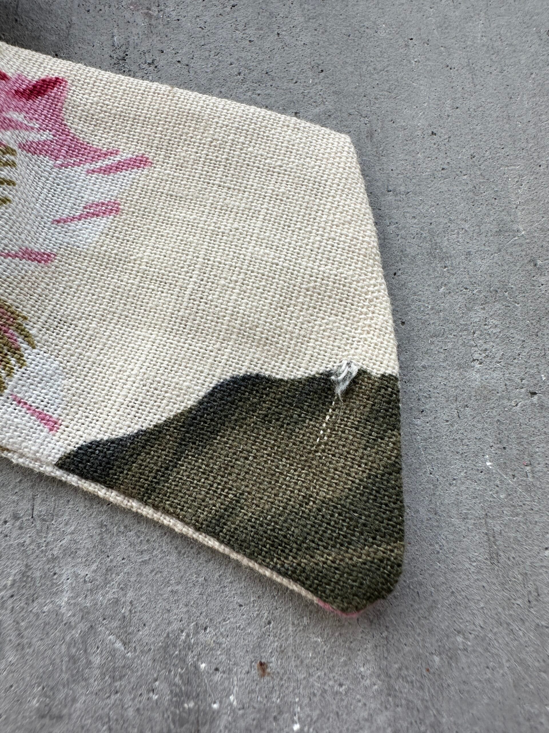 Lininis kaspinas plaukams su defektu - Image 2