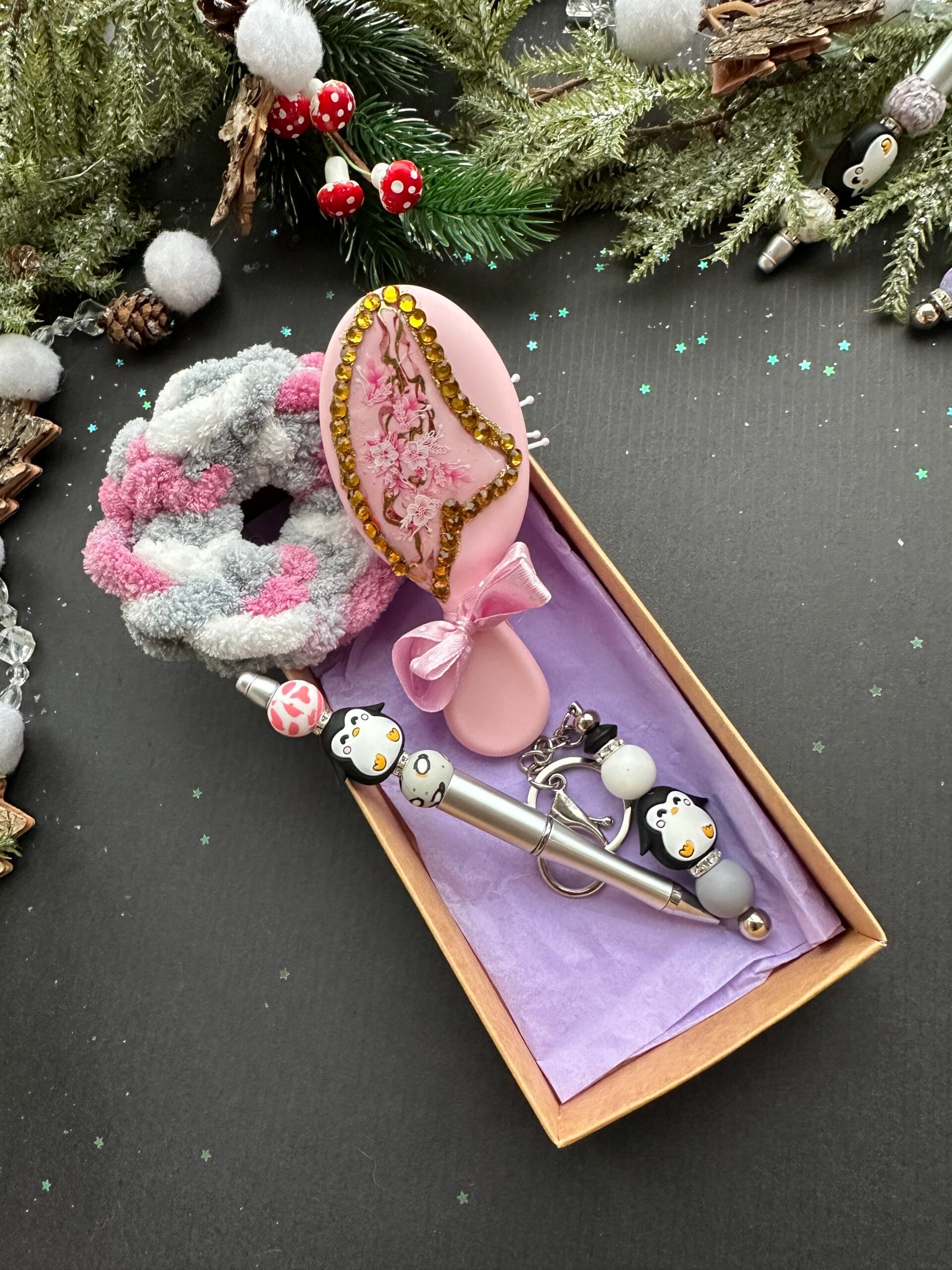 Rankų darbo rinkinys mergaitėms Pingvinas