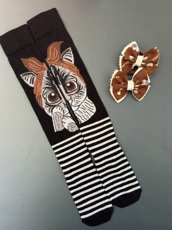 iglos kojinės ir kaspinai