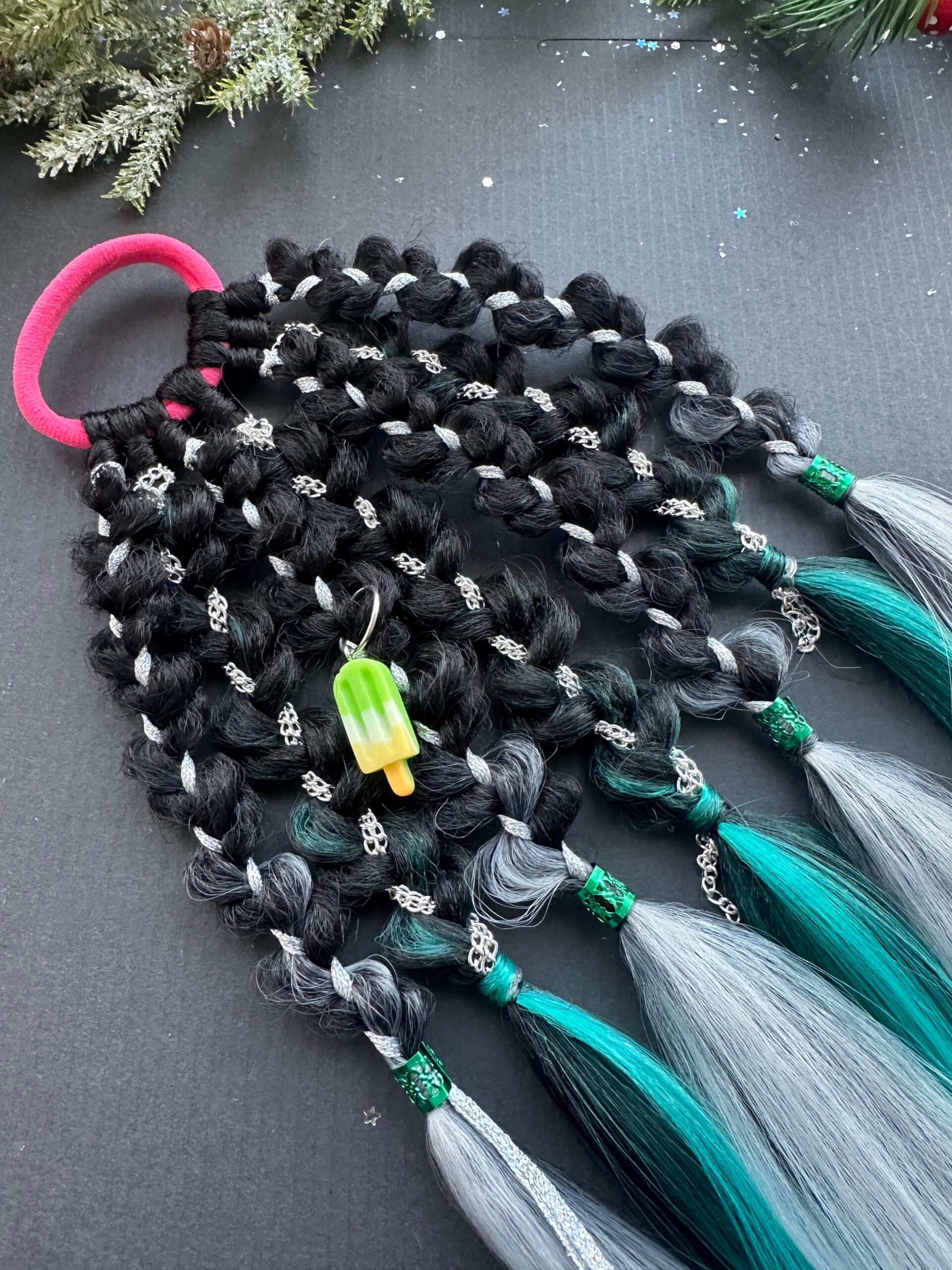 Plaukų gumytė rankų darbo karalienė - Image 2