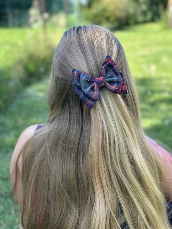 languotas plaukų segtukas kaspinas