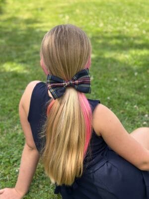 plaukų kaspinas mergaitėms