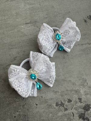 plaukų gumytės su akmenukais