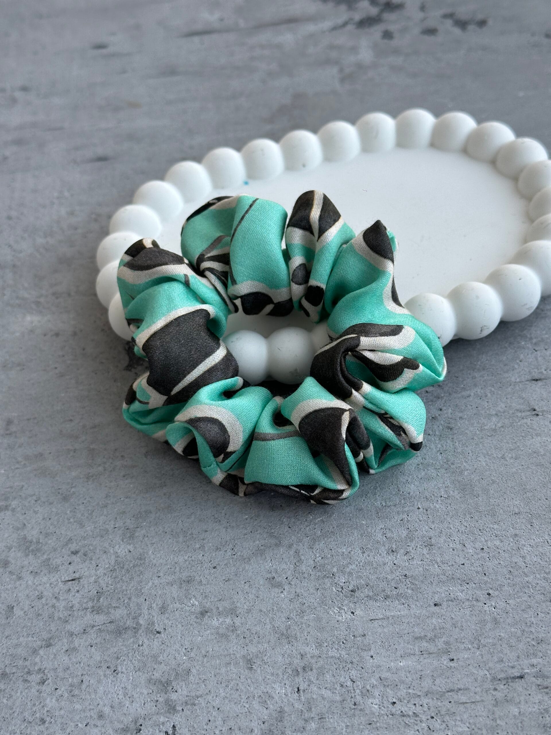 Šilkinė plaukų gumytė dangus - Image 3