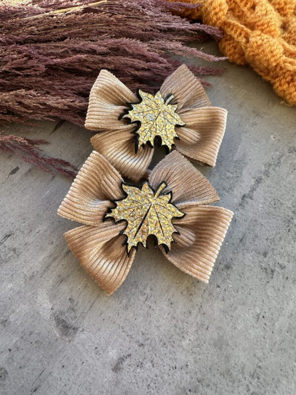 Plaukų gumytės Klevo lapas