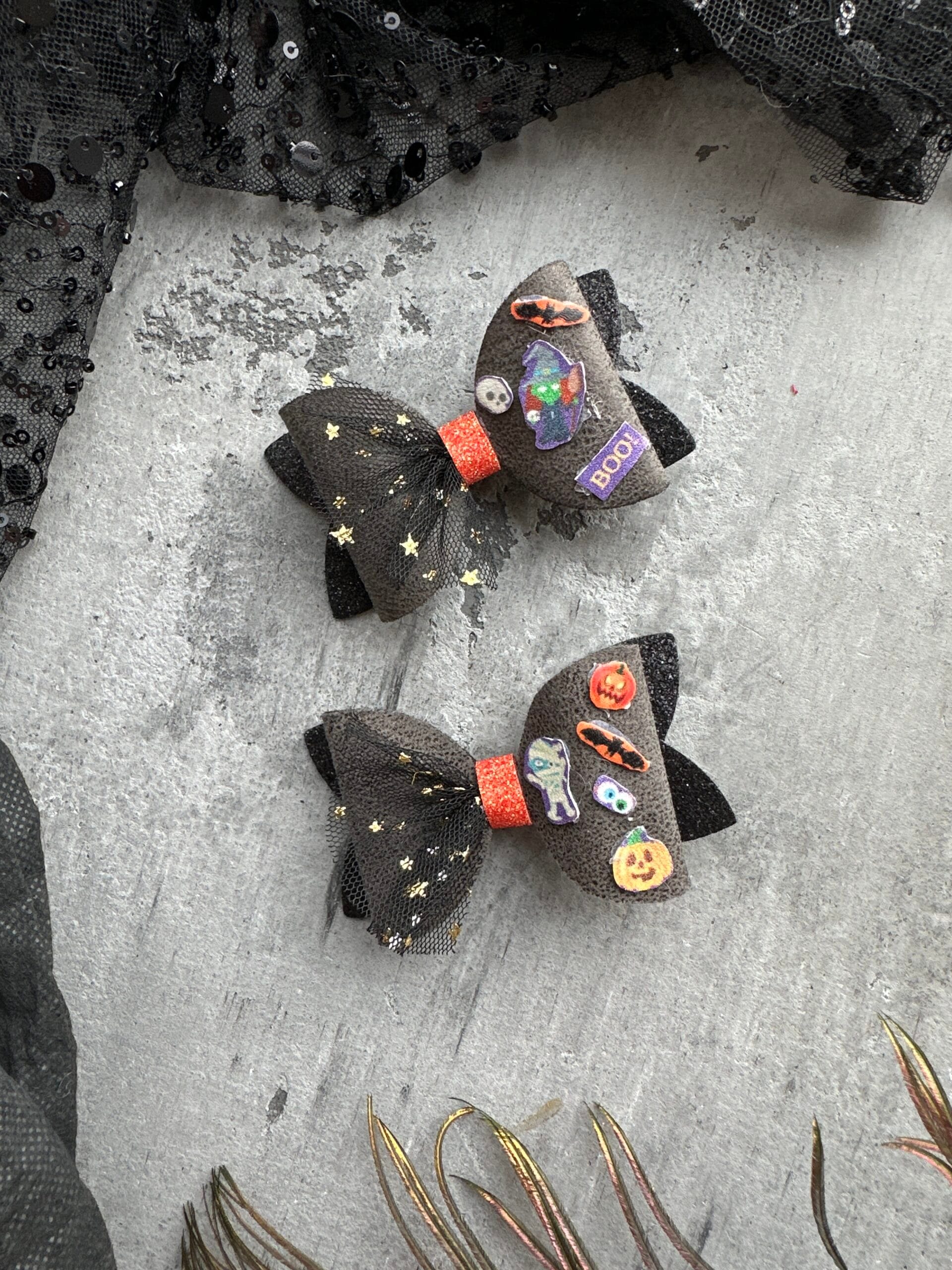 Segtukai plaukams halloween