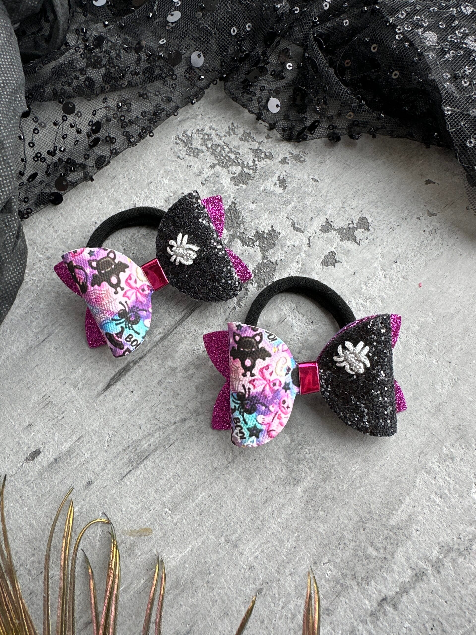 Plaukų gumytės mergaitėms halloween