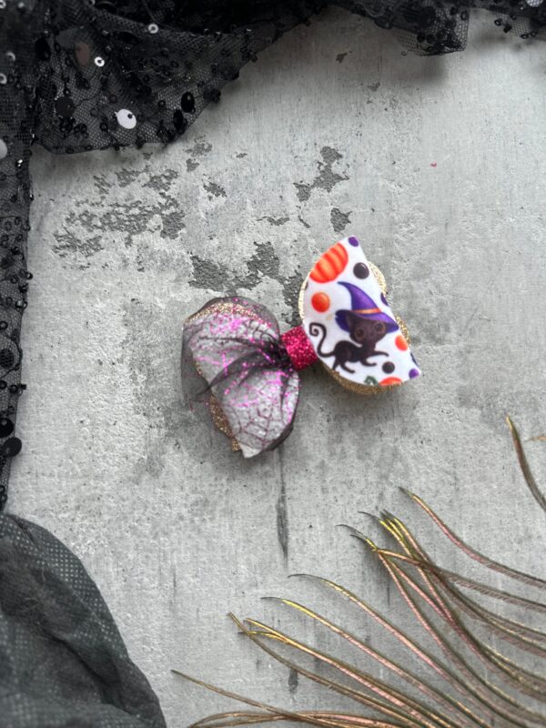 Plaukų segtukas katinas su kepure