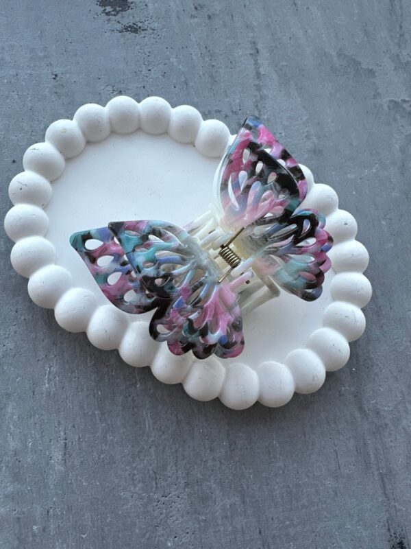 plaukų spaustukas drugelis