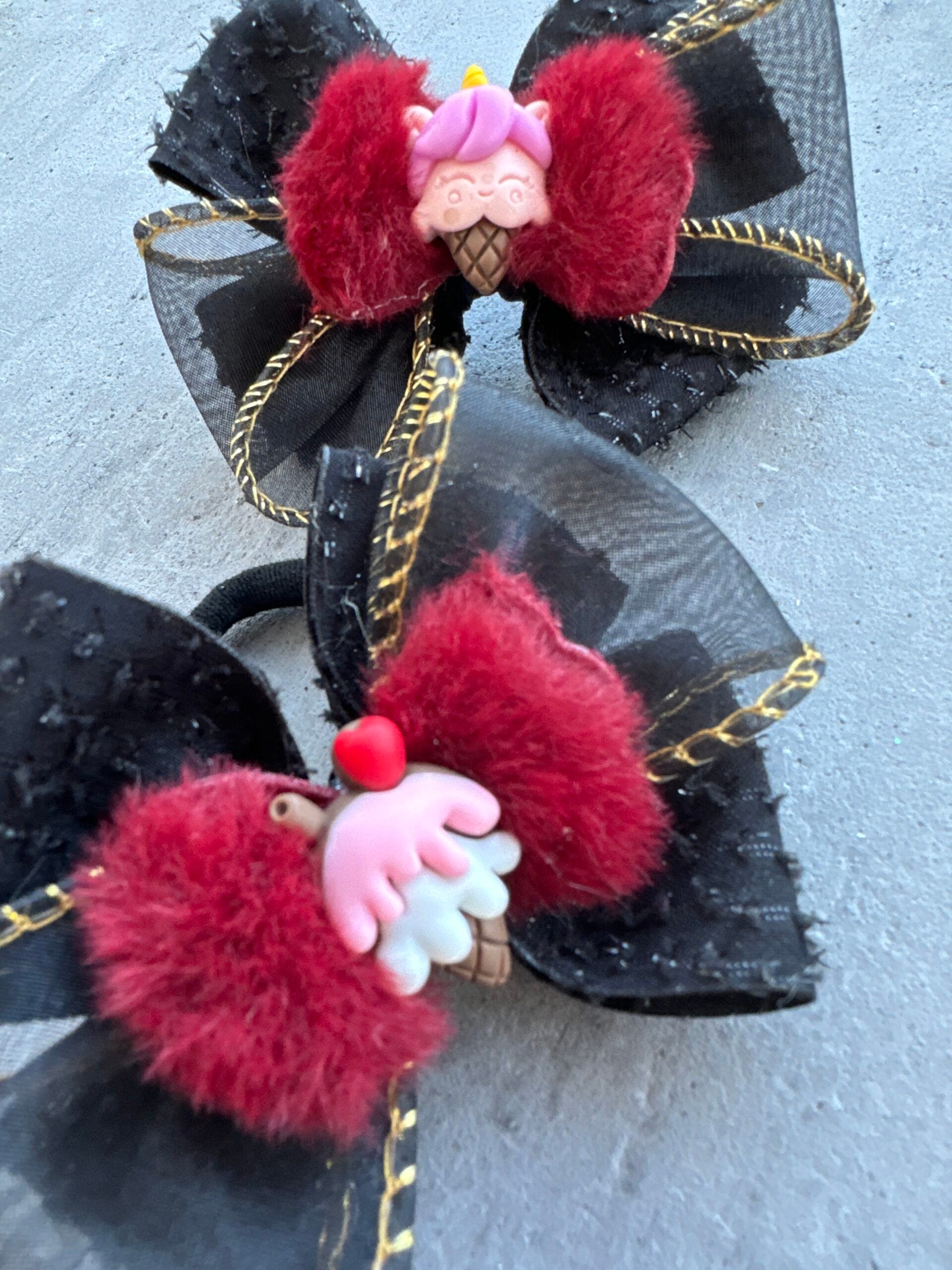 Plaukų gumytės mergaitėms ledai