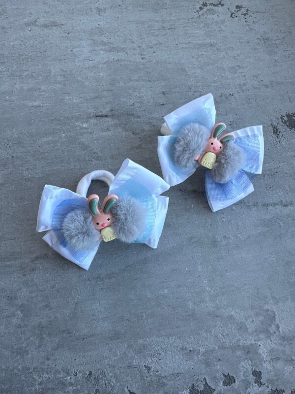 Plaukų gumytės mergaitėms zuikis