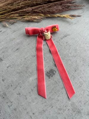 Plaukų kaspinas segtukas voverė