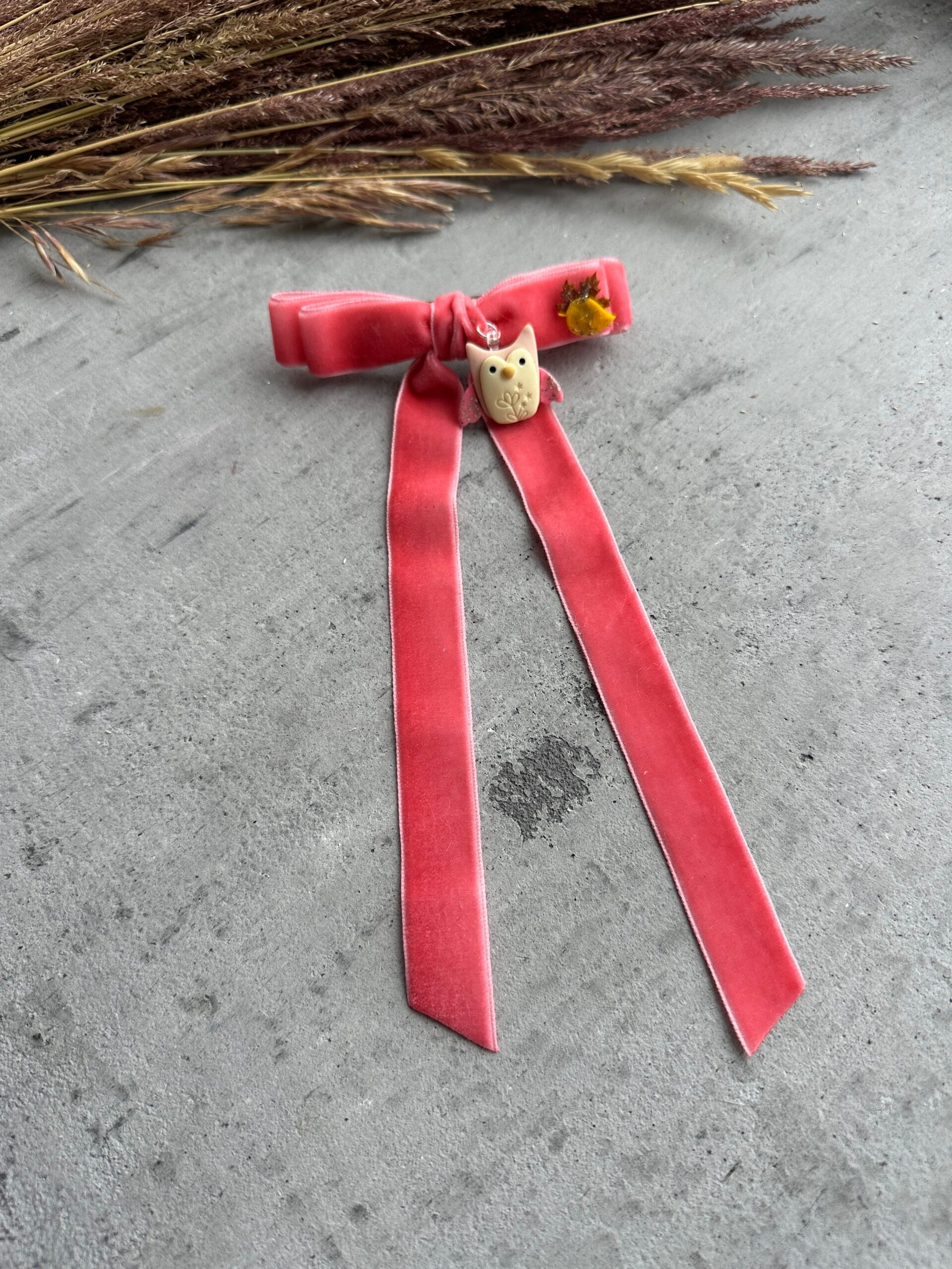 Plaukų kaspinas segtukas voverė