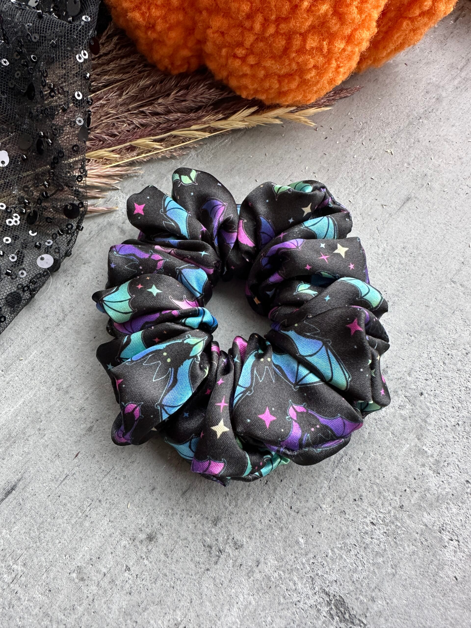 Plaukų gumytė Halloween šikšnosparnis