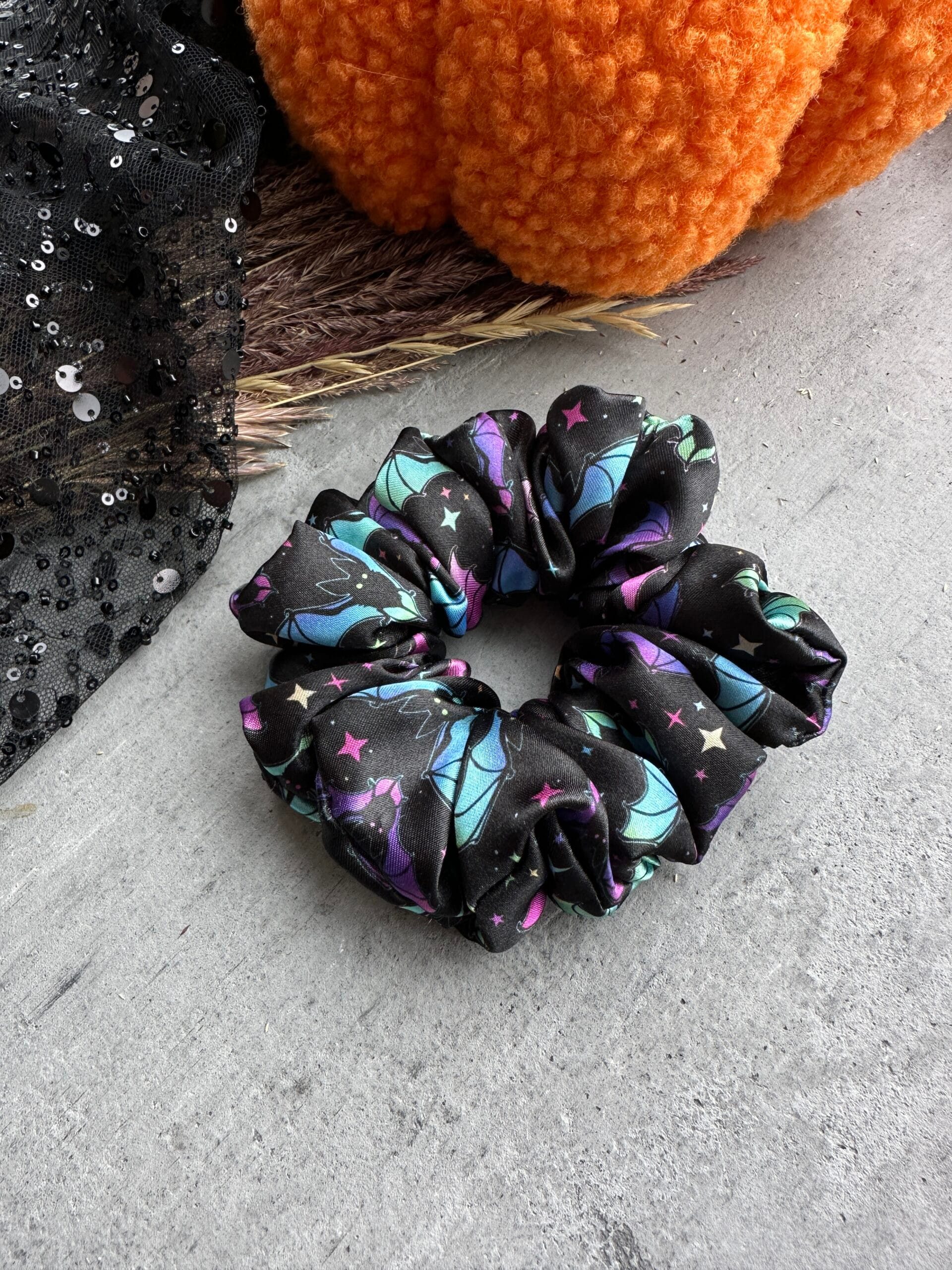 Plaukų gumytė Halloween šikšnosparnis