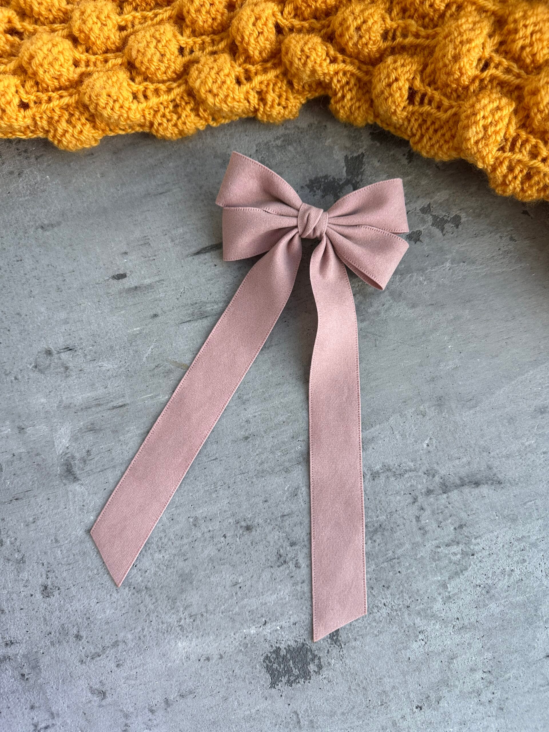 Plaukų kaspinas segtukas ružavas