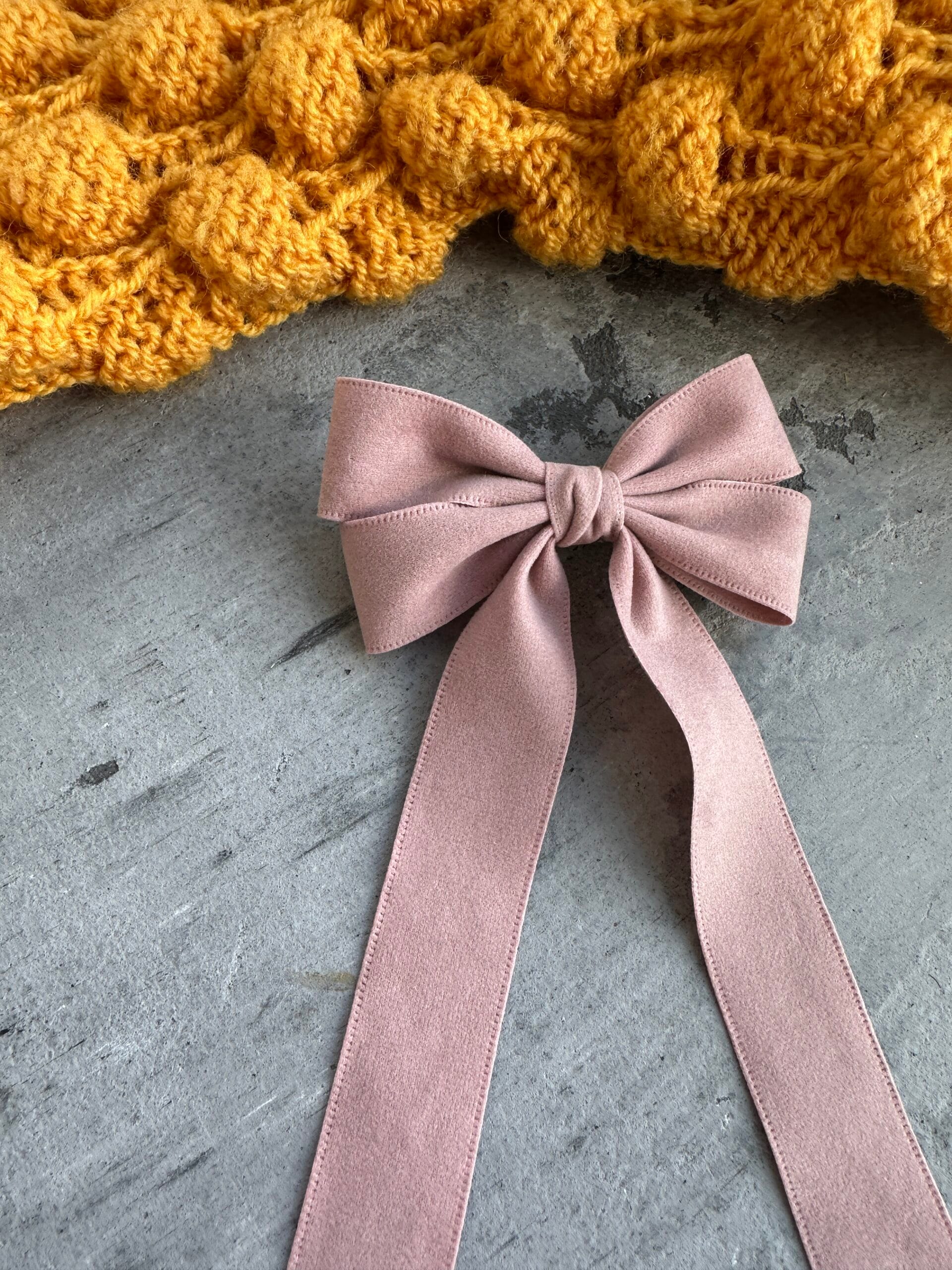 Plaukų kaspinas segtukas ružavas - Image 2